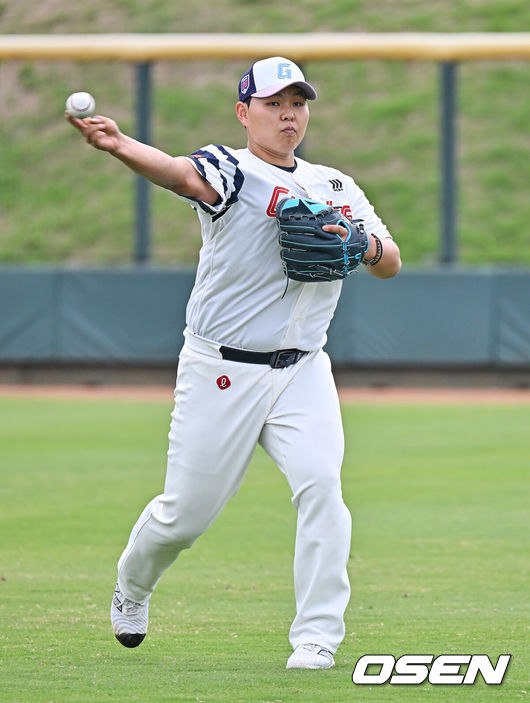 [OSEN=타이난(대만), 이석우 기자] 롯데 자이언츠 박진 157 2026.02.01 / foto0307@osen.co.kr