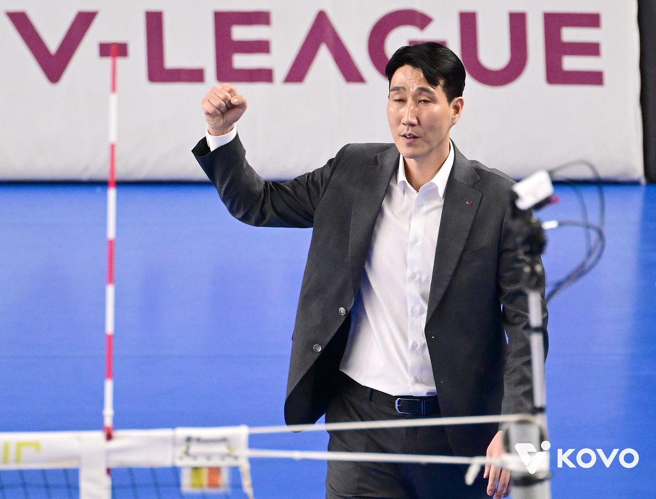 권영민 한국전력 감독. 사진 한국배구연맹