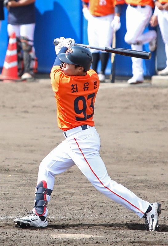 한화 신인 내야수 최유빈. 사진 한화 이글스