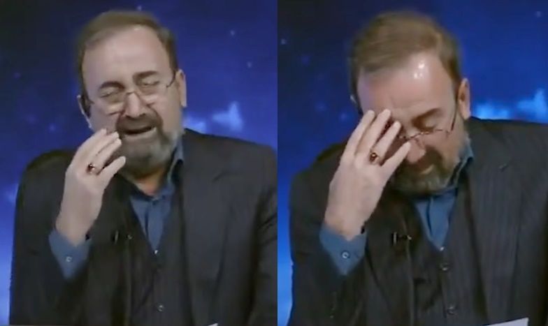 이란 국영방송 앵커가 최고지도자 아야톨라 하메네이의 사망 소식을 전하면서 오열했다. 이란 국영방송 IRIB 캡처