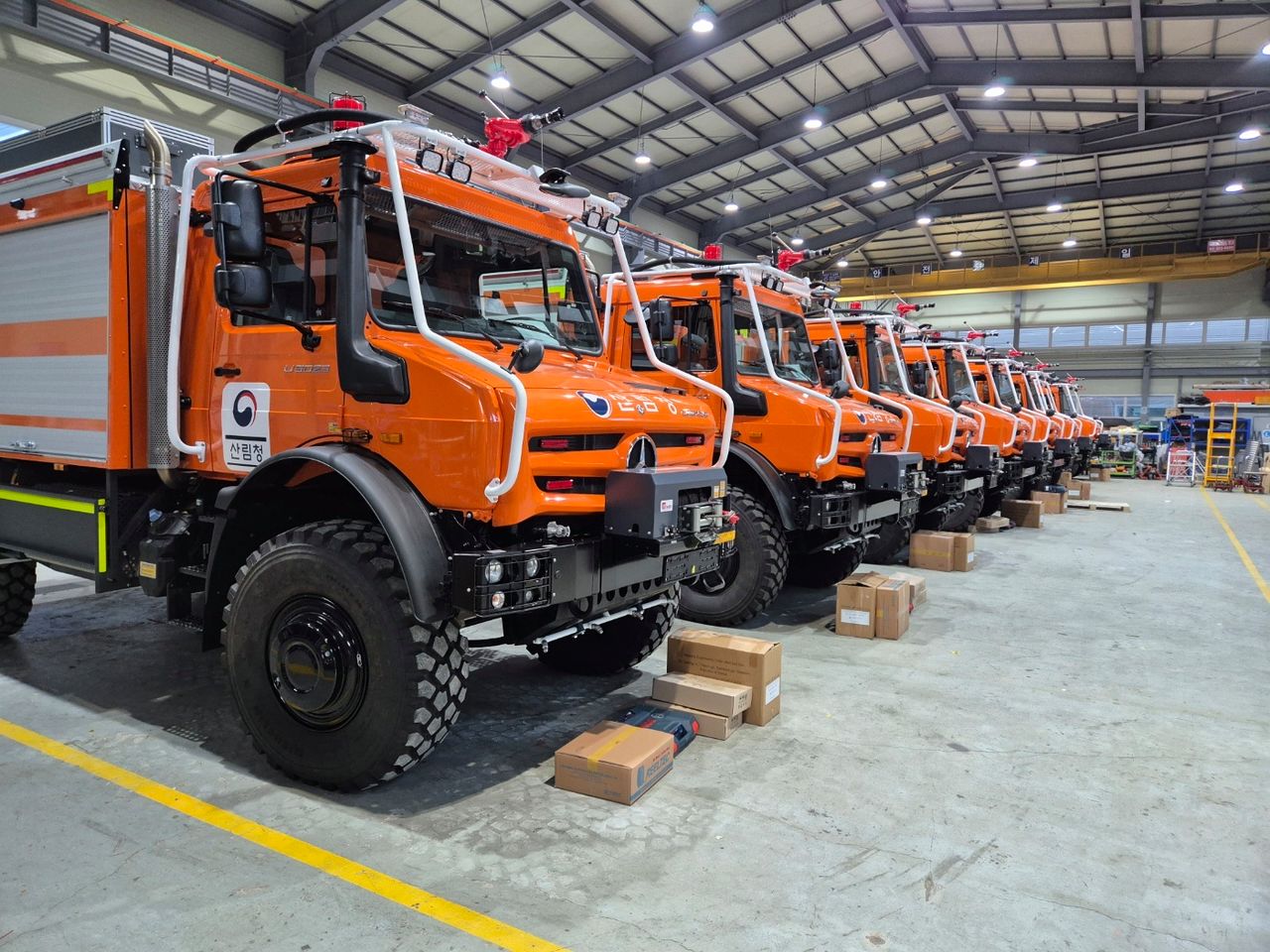 고성능특수진화차. 사진 산림청