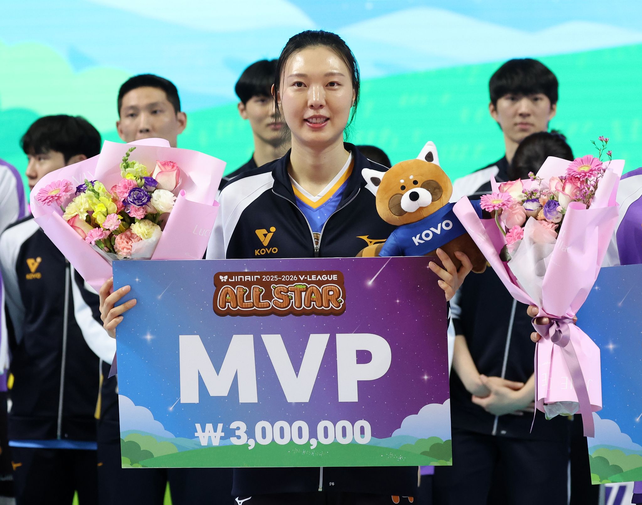 여자배구 레전드 양효진이 올 시즌을 끝으로 현역 은퇴를 선언했다. 지난 1월 올스타전 MVP에 선정된 양효진. 연합뉴스