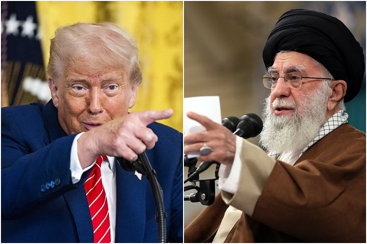 트럼프 미국 대통령(왼쪽)-알리 하메네이 이란 최고지도자. EPA=연합뉴스