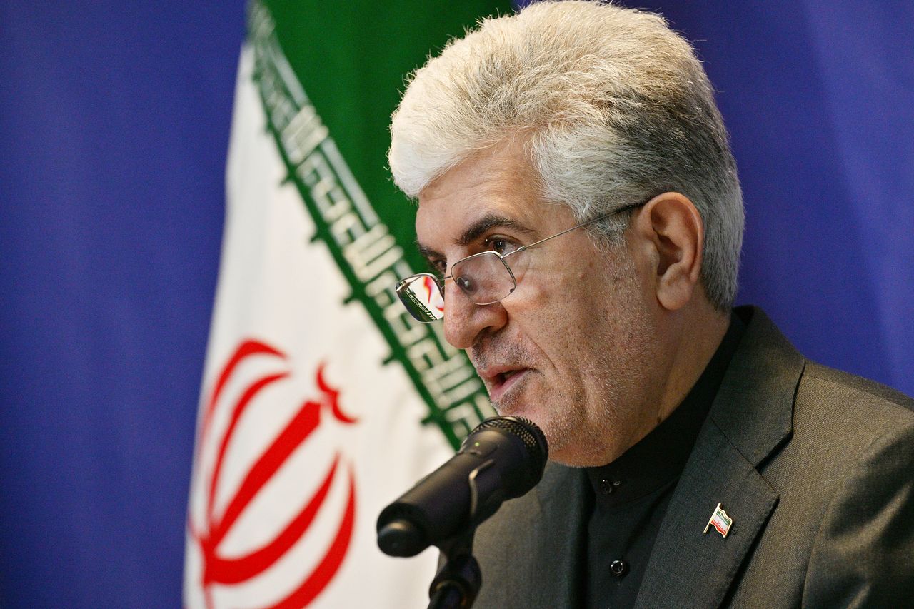 사이드 쿠제치 주한이란대사가 5일 오전 서울 용산구 주한이란이슬람공화국대사관에서 최근 이란 공습 사태 관련한 기자회견을 하고 있다. 김경록 기자 