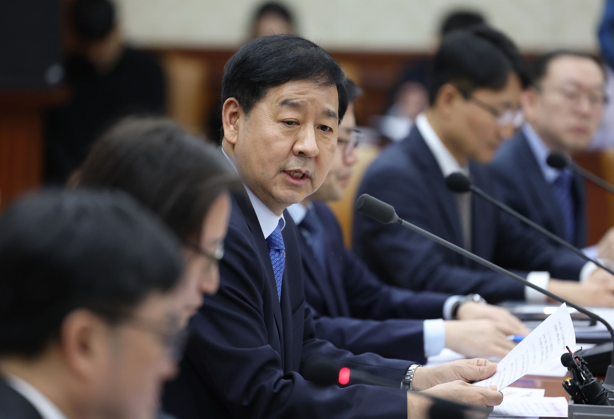 구윤철 경제부총리가 5일 정부서울청사에서 열린 민생물가 특별관리 관계장관 TF 회의에서 발언을 하고 있다. 연합뉴스