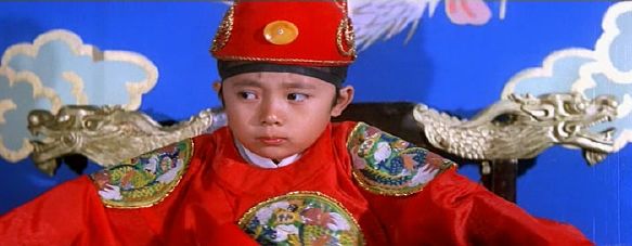 영화 '나를 버리시나이까'에서 어리고 무능한 단종으로 출연한 당대의 아역 스타 김정훈. 사진 영화진흥공사