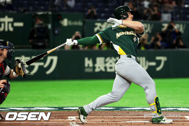 [사진] 호주 야구 국가대표 알렉스 홀. ⓒGettyimages(무단전재 및 재배포 금지)