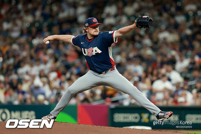 [사진] 미국 대표팀의 로건 웹. ⓒGettyimages(무단전재 및 재배포 금지)