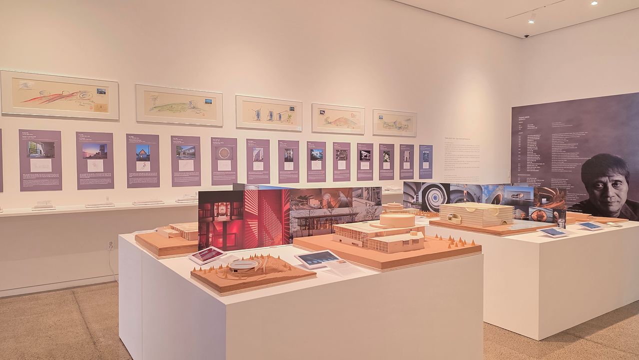 본스타 1층 기획전시실에서 열리는 특별전 ‘Tadao Ando: Sea–Jeju Island and Naoshima’의 작품들. 사진 본태박물관