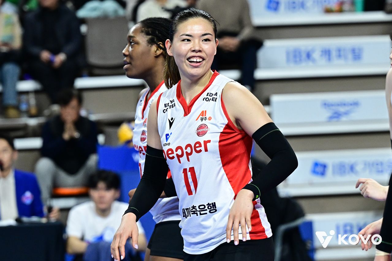 여자배구 페퍼저축은행 시마무라. 사진 한국배구연맹