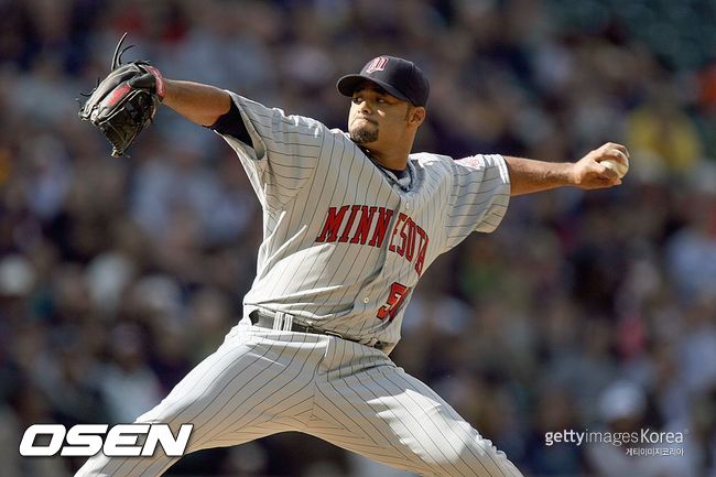[사진] 미네소타 시절 요한 산타나 ⓒGettyimages(무단전재 및 재배포 금지)