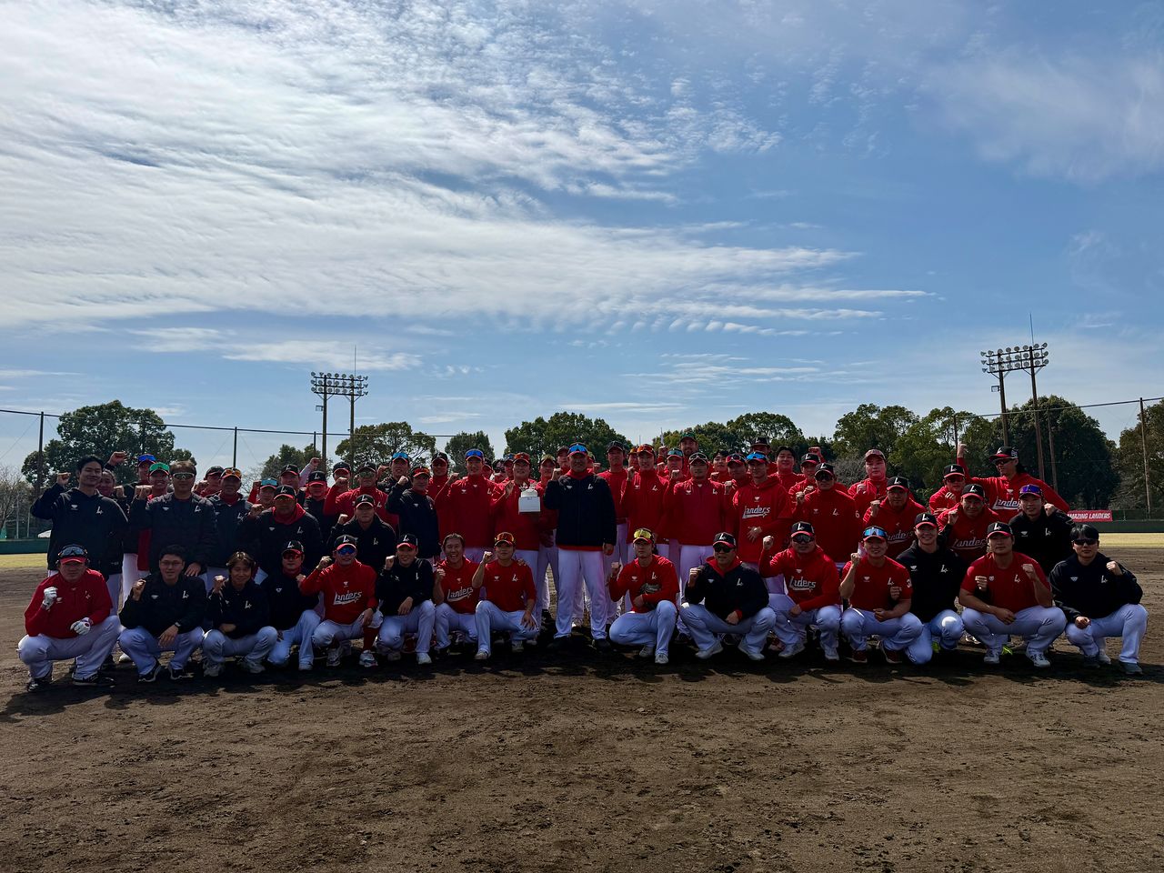 오키나와 2차 전지훈련을 마친 SSG. 사진 SSG 랜더스