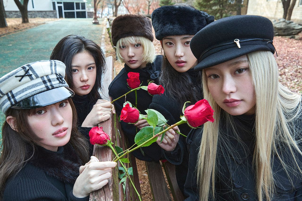 스타쉽엔터테인먼트의 막내 걸그룹 키키. 두 번째 미니앨범 'Delulu Pack'(델룰루 팩) 컴백 프로모션으로 공개된 사진이다. 왼쪽부터 수이, 키야, 지유, 이솔, 하음. 사진 스타쉽엔터테인먼트