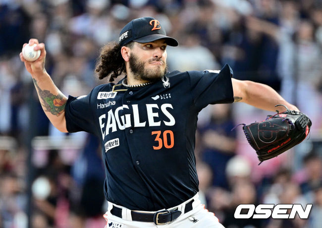 [OSEN=최규한 기자] 한화 시절 코디 폰세. 2025.09.20 / dreamer@osen.co.kr