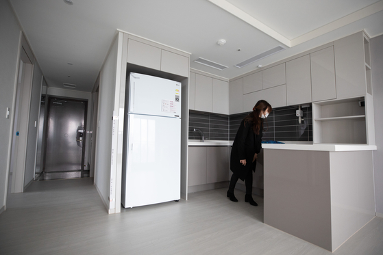 삼각지역 인근 한강로2가에 위치한 역세권 청년주택 '용산 베르디움 프렌즈아파트'는 서울시 청년주택 제1호 사업이다. [뉴스1]