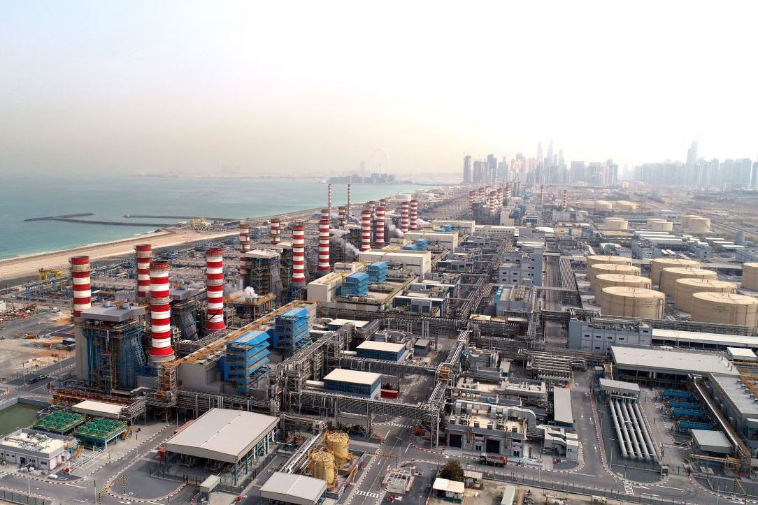 아랍에미리트(UAE) 제벨알리 전력·담수화 복합단지 전경. [사진 두바이 전력수도청(DEWA)]