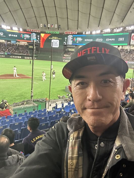 G.G. 사토가 지난 9일 일본 도쿄돔에서 열린 WBC 한국-호주전을 찾았다. /G.G. 사토 SNS