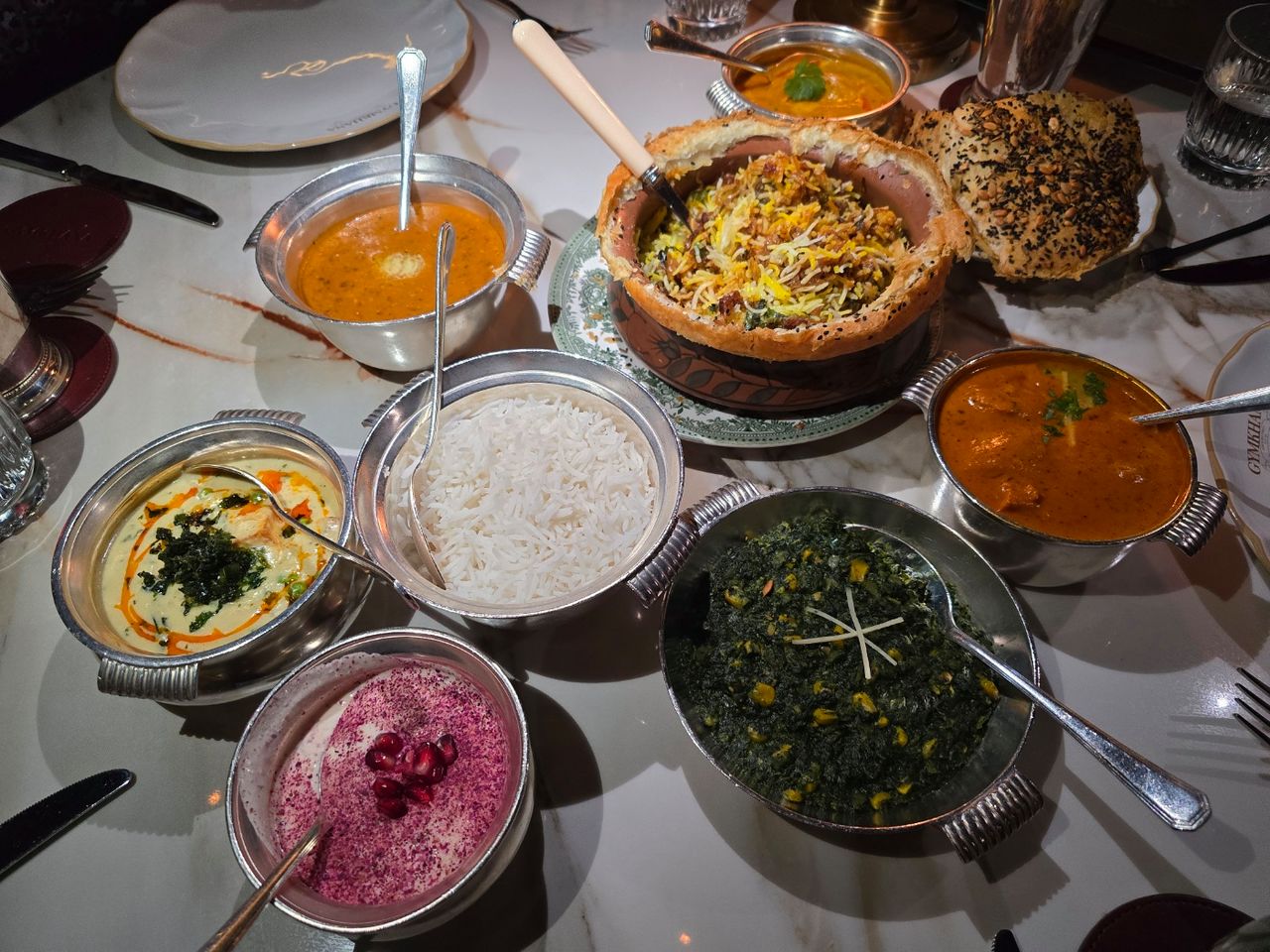 아리아 리조트에 자리한 '짐카나'의 커리 메뉴.