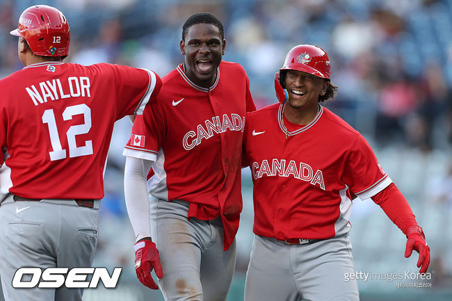 [사진] 캐나다 야구 국가대표팀. ⓒGettyimages(무단전재 및 재배포 금지)