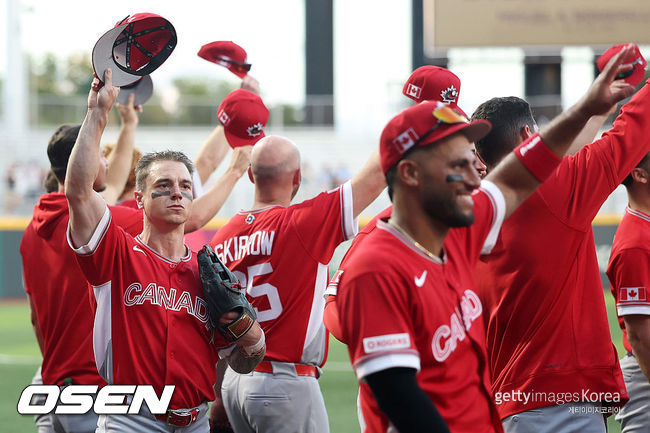 [사진] 캐나다 야구 대표팀. ⓒGettyimages(무단전재 및 재배포 금지)