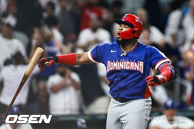 [사진] 도미니카 공화국 야구 대표팀 블라디미르 게레로 주니어. ⓒGettyimages(무단전재 및 재배포 금지)