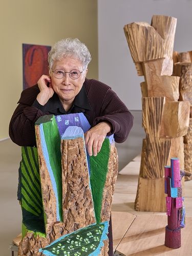 용인 호암미술관에서 17일부터 6월 28일까지 회고전 '김윤신: 합이합일 분이분일'을 연다. 사진 전명은