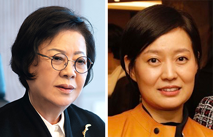 송영숙 한미약품그룹 회장과 임주현 부회장. 중앙포토