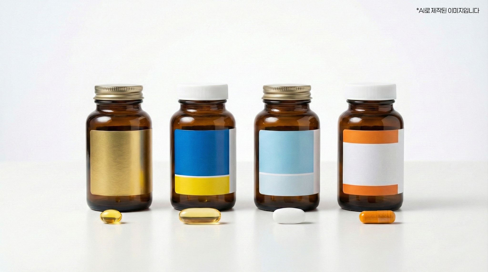 과학적으로 근거가 탄탄한 항염 보충제는 무엇일까. Gemini 생성 이미지. 