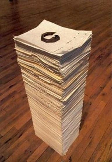  ‘숫자 세기’, 1975, 뉴욕 폴라 쿠퍼 갤러리 전시 장면.