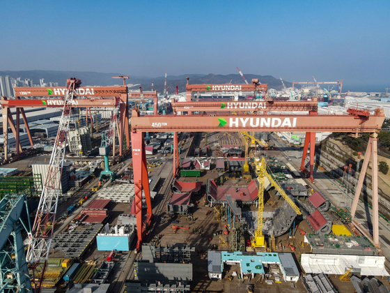 울산 HD현대중공업 조선소 전경. 사진 HD현대