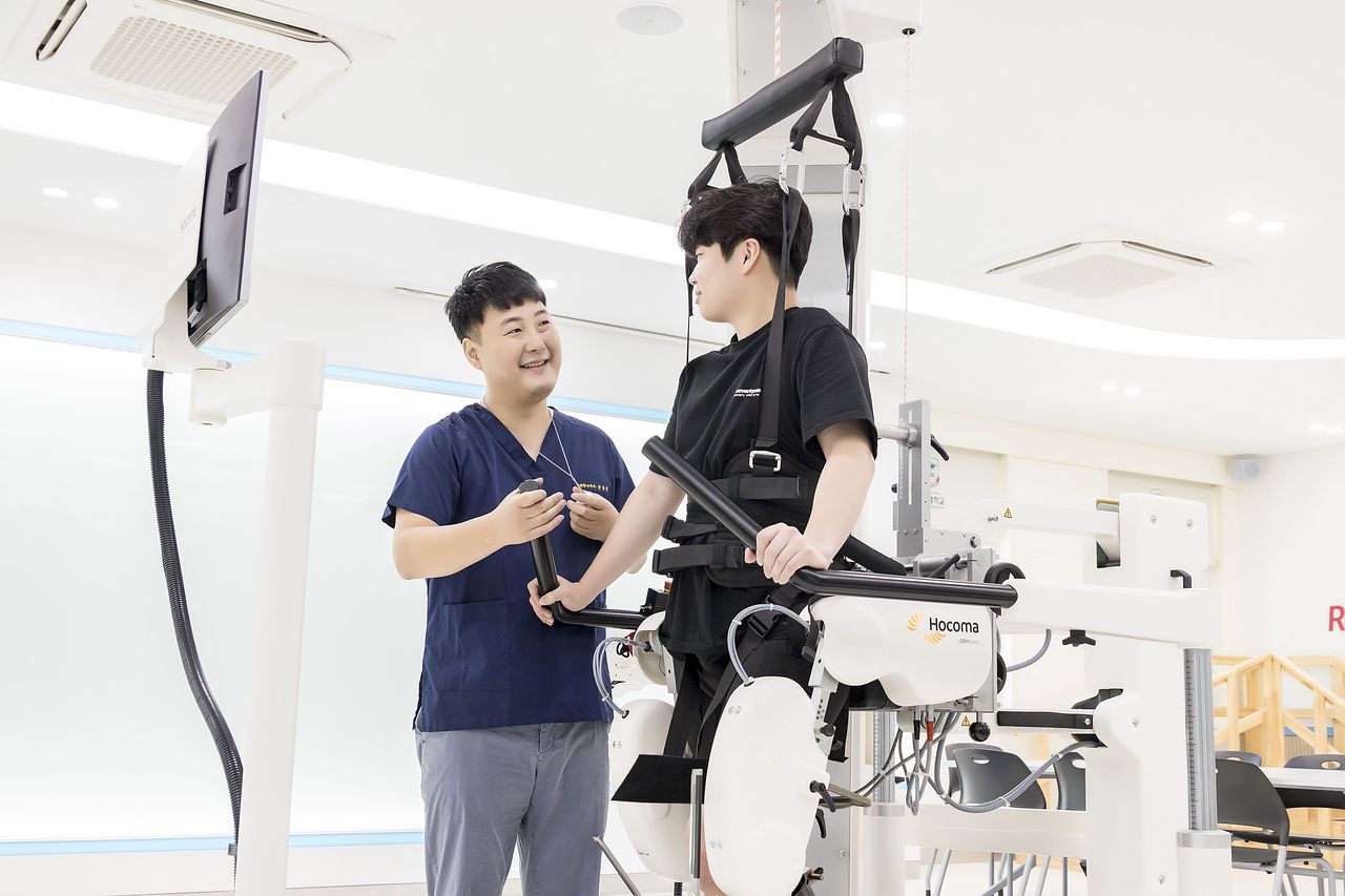 경복대학교 물리치료학과 실습 중심형 수업 모습. (사진=경복대학교 제공)