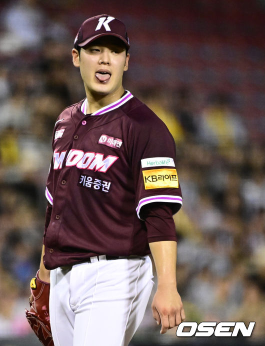 [OSEN=조은정 기자] 키움 정현우. 2025.08.29 /cej@osen.co.kr