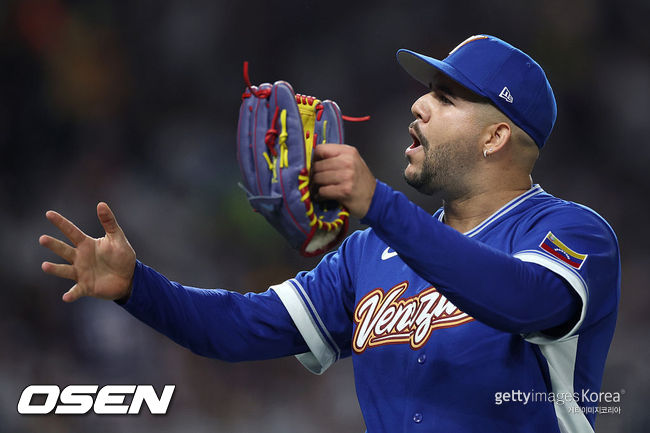 [사진] 베네수엘라 대표팀 투수 엔마누엘 데 헤이수스. ⓒGettyimages(무단전재 및 재배포 금지)