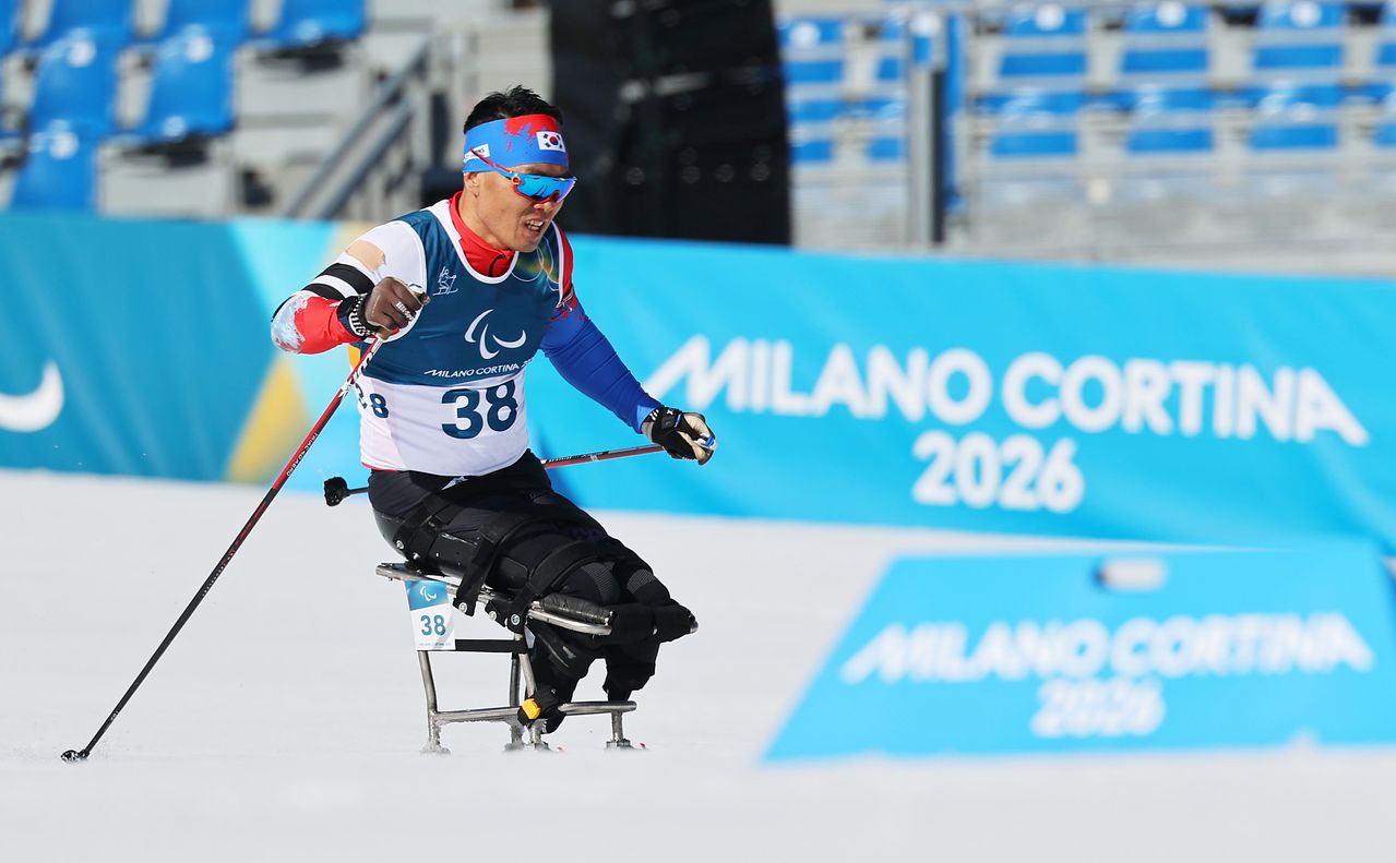 2026 밀라노·코르티나담페초 동계패럴림픽을 끝으로 은퇴하는 노르딕 스키 국가대표 신의현. 연합뉴스