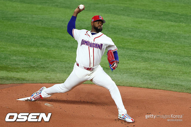[사진] 도미니카 공화국 야구 대표팀 루이스 세베리노. ⓒGettyimages(무단전재 및 재배포 금지)