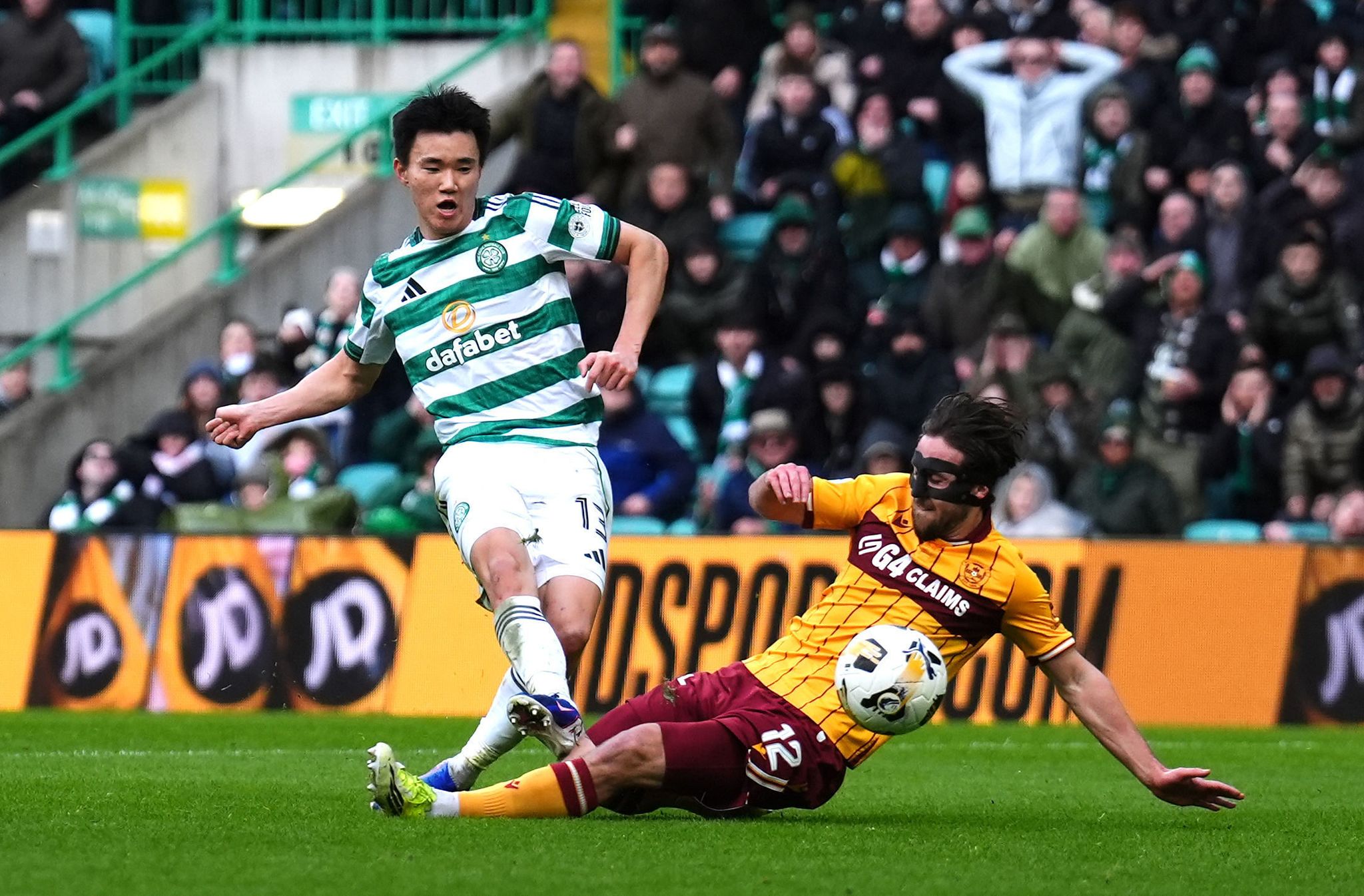 스코틀랜드 셀틱에서 펄펄 날고 있는 양현준(왼쪽). AP=연합뉴스