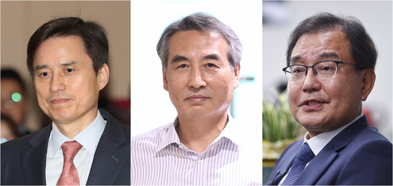 좌측부터 조은석 내란 특검과 민중기 김건희 특검, 이명현 순직해병 특검. 연합뉴스