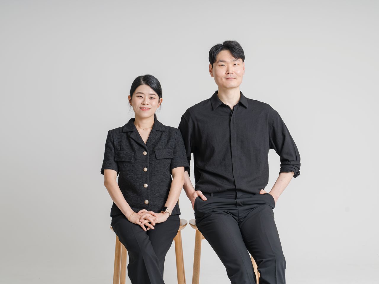 국립국악관현악단 상주작곡가 손다혜, 홍민웅. [사진 국립국악관현악단]