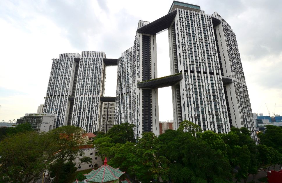 HDB가 도심에 공급한 아파트 ‘피나클 앳 덕스턴’의 전경. [사진 HDB]