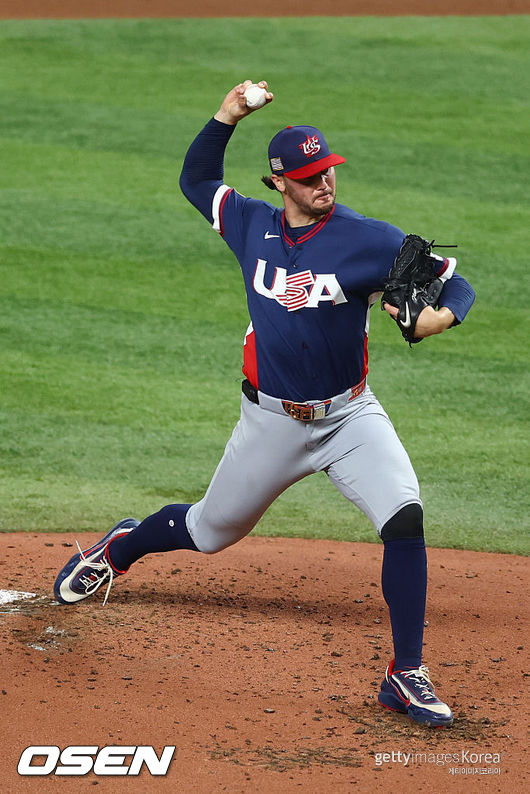 [사진] 미국 야구 대표팀 폴 스킨스. ⓒGettyimages(무단전재 및 재배포 금지)