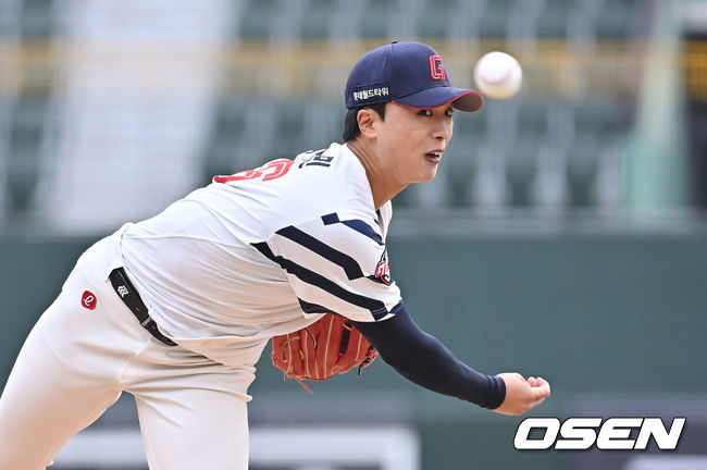 [OSEN=부산, 이석우 기자]  롯데 자이언츠 박정민 027 2026.03.12 / foto0307@osen.co.kr