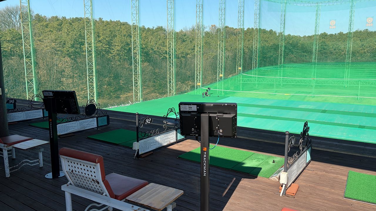 트랙맨 레인지가 설치된 고양 컨트리클럽. 사진 트랙맨코리아