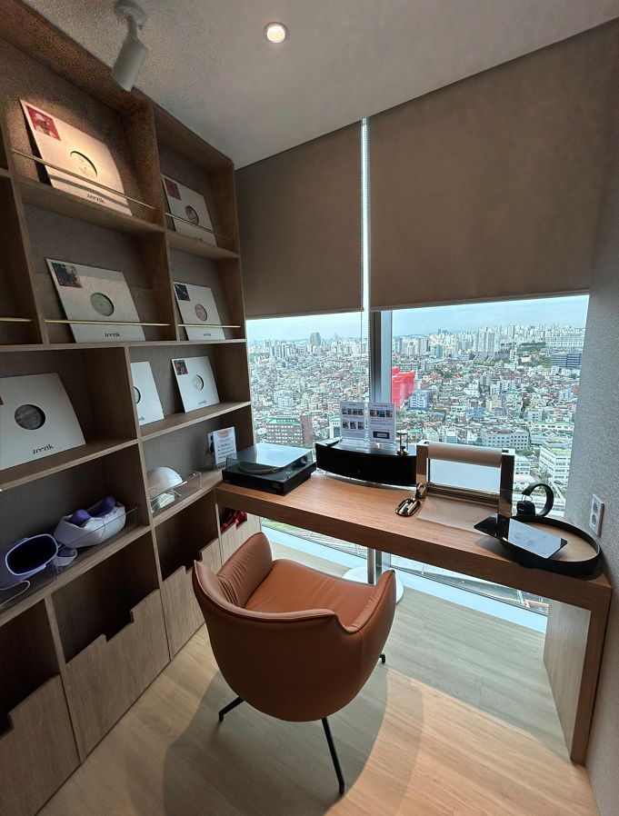 CJ올리브영 본사에 있는 LP 음악 감상실. 사진 CJ올리브영 