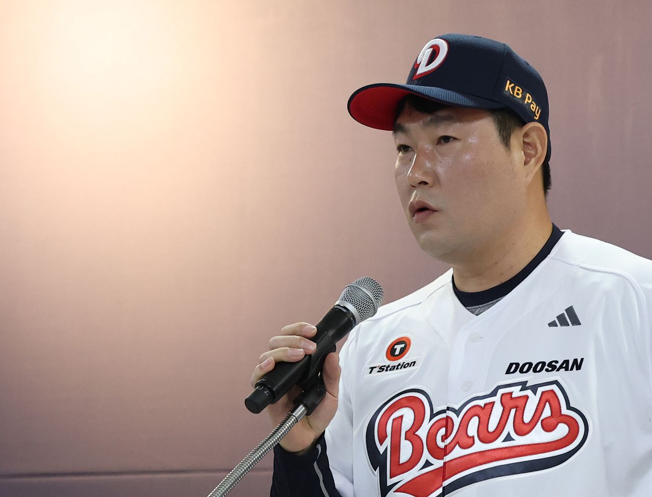 두산 주장인 포수 양의지. 연합뉴스