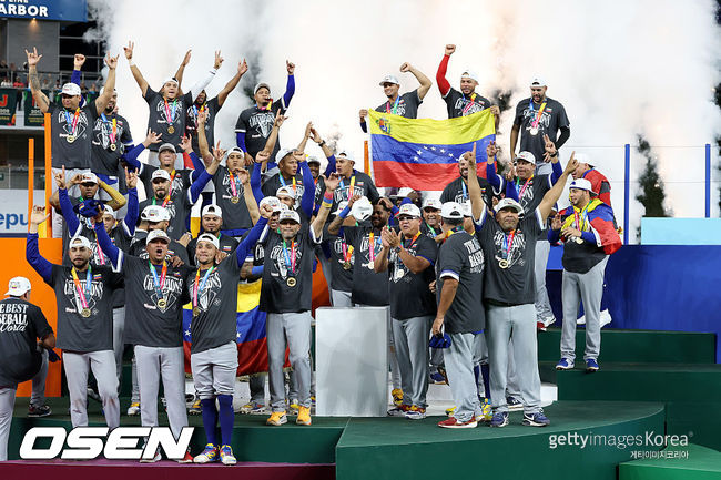 [사진] 2026 WBC 우승팀 베네수엘라 ⓒGettyimages(무단전재 및 재배포 금지)