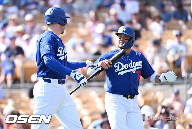 [사진] 다저스 선수들. ⓒGettyimages(무단전재 및 재배포 금지)