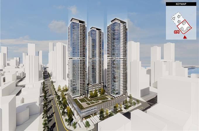 은하 아파트 재건축 조감도. 자료:서울시