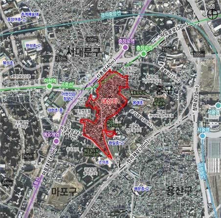 아현1구역 위치도.  자료:서울시