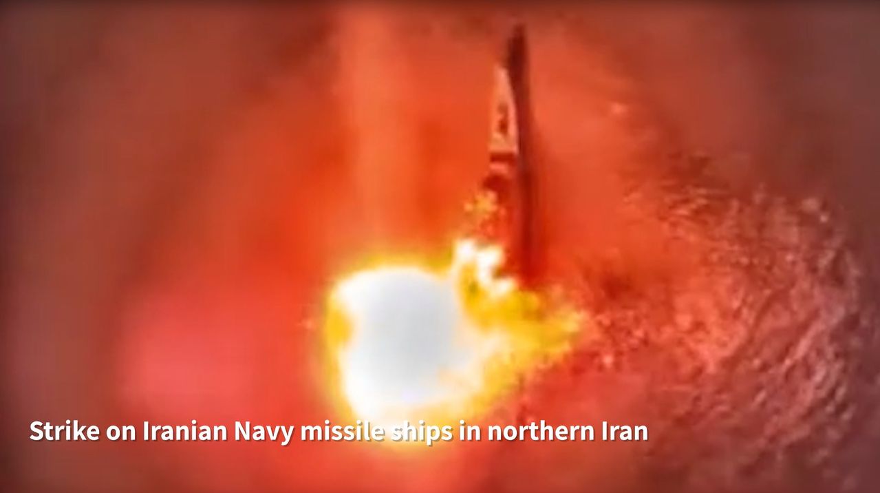 이란 북부 카스피해 공격에 나선 이스라엘군. 사진 이스라엘군