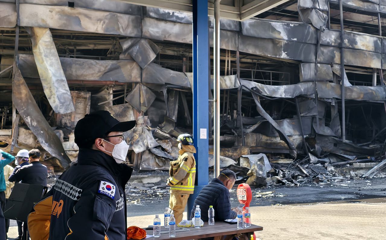 화재 참사가 난 대전 대덕구 문평동 안전산업(주) 공장 건물. 김성태 객원기자 